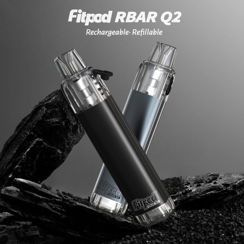 Fitpod RBAR Q2 可重複注油一次性|拋棄式小煙 Type-C充電便攜式